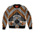 Personalised Aotearoa Niho Taniwha Motif Sleeve Zip Bomber Jacket Gold Style
