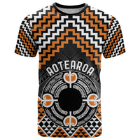 Personalised Aotearoa Niho Taniwha Motif T Shirt Gold Style