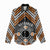 Personalised Aotearoa Niho Taniwha Motif Women Casual Shirt Gold Style