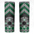 Personalised Aotearoa Niho Taniwha Motif Skinny Tumbler Green Style