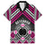 Personalised Aotearoa Niho Taniwha Motif Hawaiian Shirt Pink Style