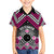 Personalised Aotearoa Niho Taniwha Motif Hawaiian Shirt Pink Style