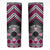 Personalised Aotearoa Niho Taniwha Motif Skinny Tumbler Pink Style