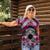Personalised Aotearoa Niho Taniwha Motif Women Polo Shirt Pink Style