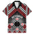 Personalised Aotearoa Niho Taniwha Motif Hawaiian Shirt Red Style