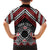 Personalised Aotearoa Niho Taniwha Motif Hawaiian Shirt Red Style