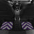 Personalised Aotearoa Niho Taniwha Motif Car Mats Violet Style