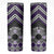 Personalised Aotearoa Niho Taniwha Motif Skinny Tumbler Violet Style