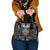 Black Aotearoa Taniko Motif Shoulder Handbag Vintage Maori New Zealand Tribal Art Pattern