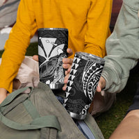 Kakau Polynesian Tribal Hawaiian Turtle Tumbler Cup with Kanaka Maoli Black