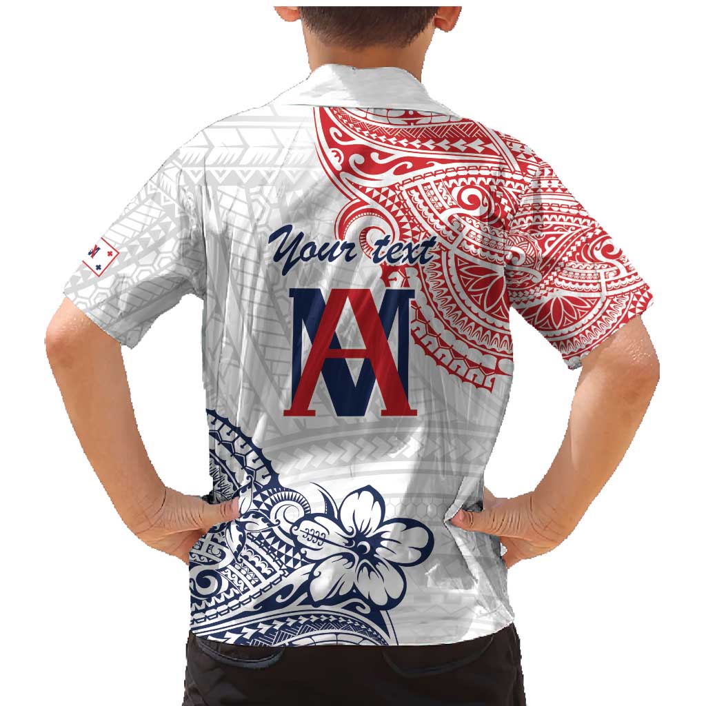 Kingdom of Uvea 1842-1860 Personalized Family Matching Mermaid Dress and Hawaiian Shirt Wallis and Futuna Polynesian Tribal Pattern LT9 - Polynesian Pride