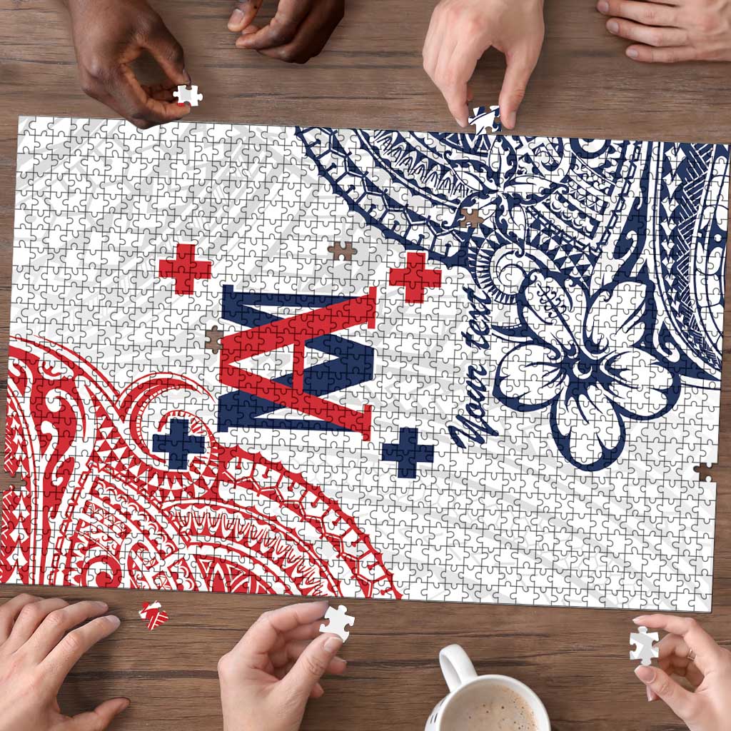 Kingdom of Uvea 1842-1860 Personalized Puzzle Wallis and Futuna Polynesian Tribal Pattern LT9 - Polynesian Pride