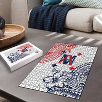 Kingdom of Uvea 1842-1860 Personalized Puzzle Wallis and Futuna Polynesian Tribal Pattern LT9 - Polynesian Pride