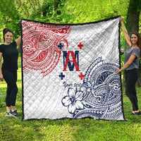 Kingdom of Uvea 1842-1860 Personalized Quilt Wallis and Futuna Polynesian Tribal Pattern LT9 - Polynesian Pride