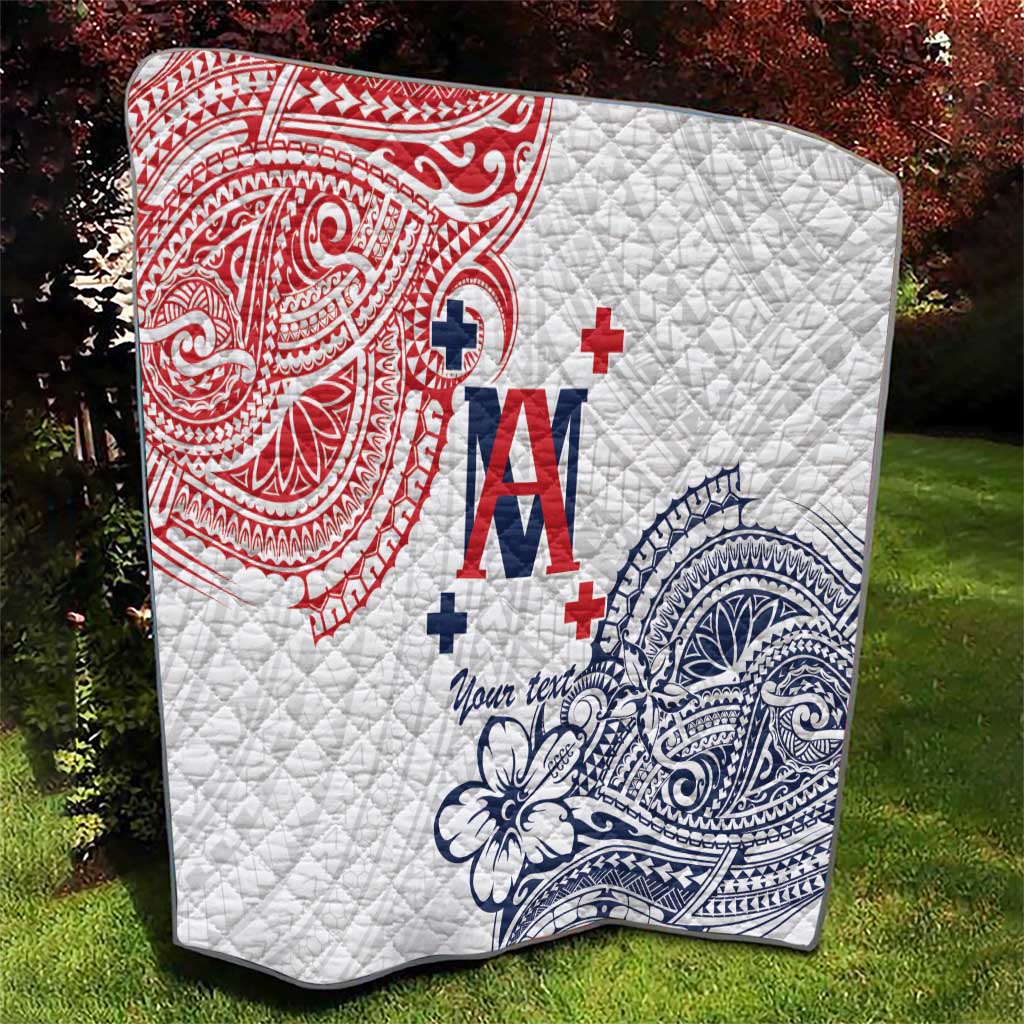 Kingdom of Uvea 1842-1860 Personalized Quilt Wallis and Futuna Polynesian Tribal Pattern LT9 - Polynesian Pride