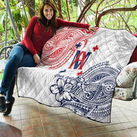 Kingdom of Uvea 1842-1860 Personalized Quilt Wallis and Futuna Polynesian Tribal Pattern LT9 - Polynesian Pride
