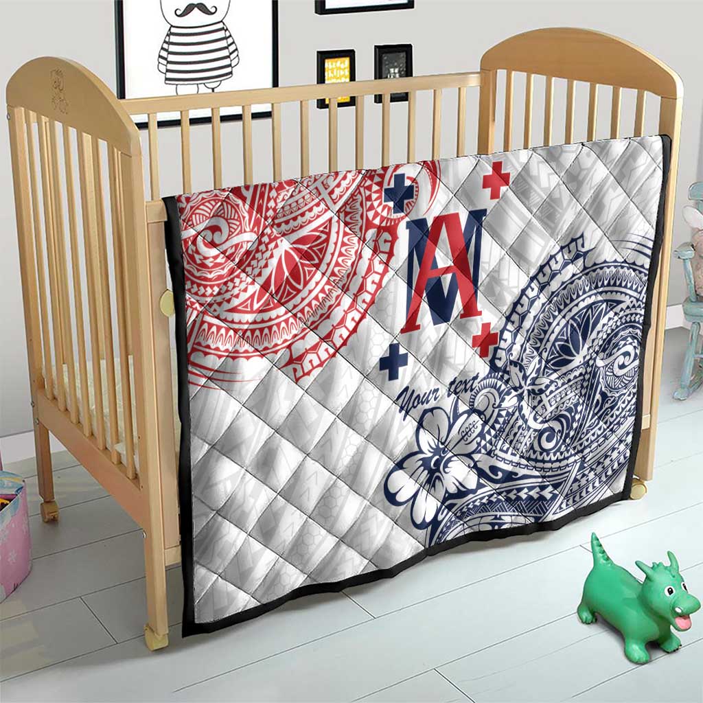 Kingdom of Uvea 1842-1860 Personalized Quilt Wallis and Futuna Polynesian Tribal Pattern LT9 - Polynesian Pride