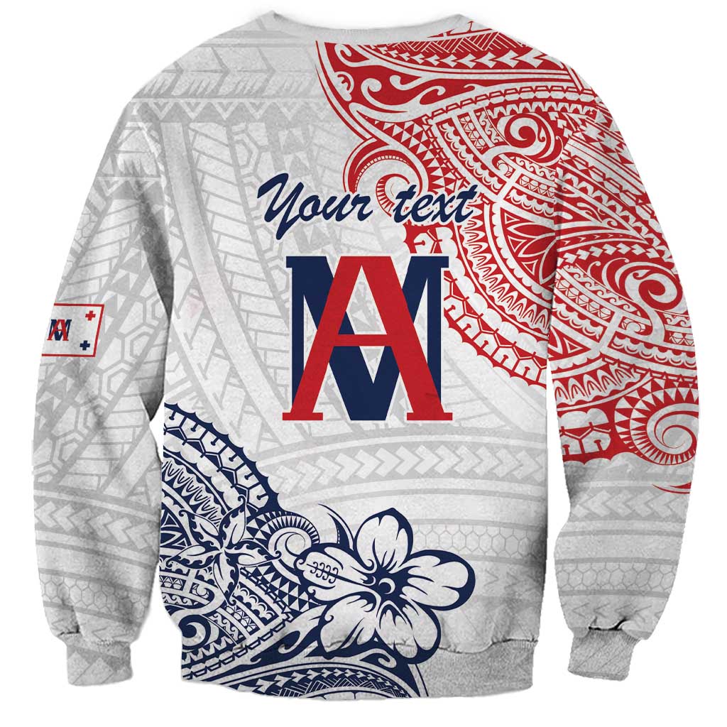 Kingdom of Uvea 1842-1860 Personalized Sweatshirt Wallis and Futuna Polynesian Tribal Pattern LT9 - Polynesian Pride