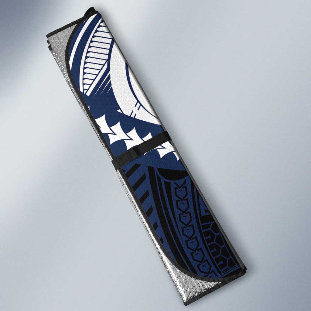 Kingdom of Uvea 1860-1886 Personalized Auto Sun Shade Wallis and Futuna Polynesian Tribal Pattern - Polynesian Pride