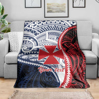 Kingdom of Uvea 1860-1886 Personalized Blanket Wallis and Futuna Polynesian Tribal Pattern LT9 - Polynesian Pride