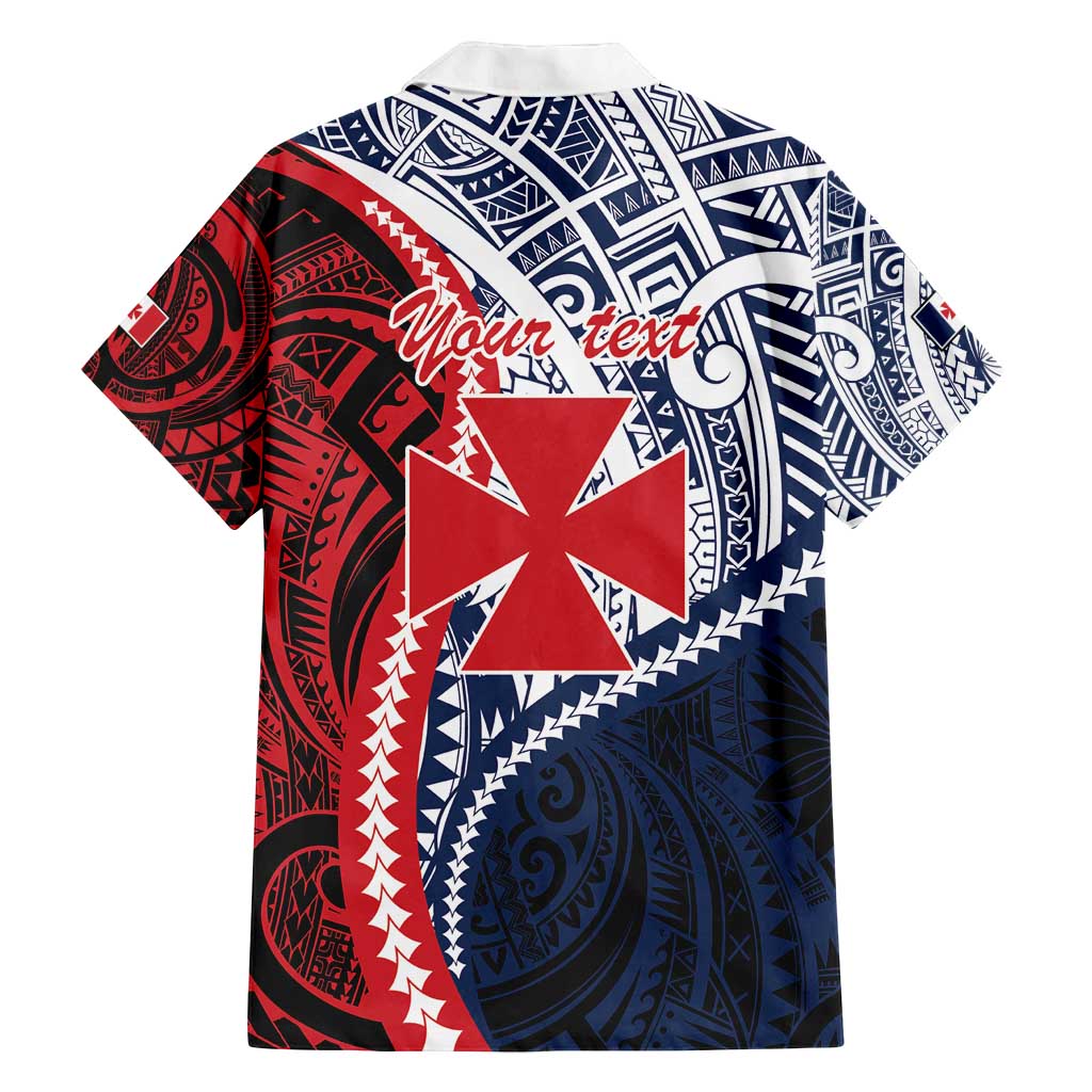 Kingdom of Uvea 1860-1886 Personalized Family Matching Long Sleeve Bodycon Dress and Hawaiian Shirt Wallis and Futuna Polynesian Tribal Pattern LT9 - Polynesian Pride