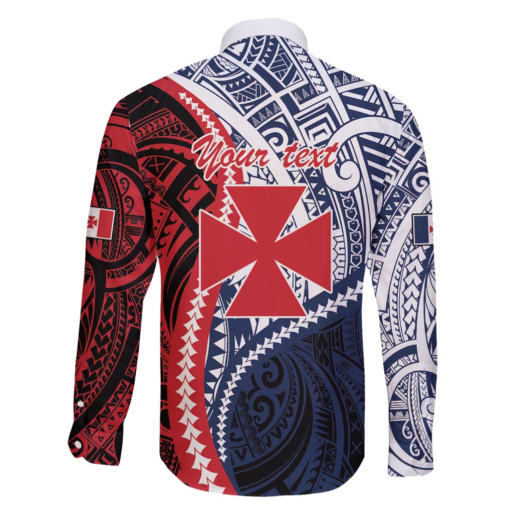 Kingdom of Uvea 1860-1886 Personalized Family Matching Mermaid Dress and Hawaiian Shirt Wallis and Futuna Polynesian Tribal Pattern LT9 - Polynesian Pride