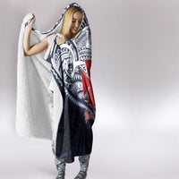Kingdom of Uvea 1860-1886 Personalized Hooded Blanket Wallis and Futuna Polynesian Tribal Pattern