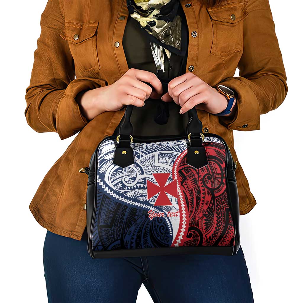 Kingdom of Uvea 1860-1886 Personalized Shoulder Handbag Wallis and Futuna Polynesian Tribal Pattern