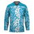 Hawaiian Lei Day Hockey Jersey Blue Hibiscus Flowers Lei Art - Polynesian Pride