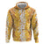 Hawaiian Lei Day Hoodie Gold Hibiscus Flowers Lei Art