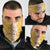 Hawaiian Lei Day Neck Gaiter Gold Hibiscus Flowers Lei Art - Polynesian Pride