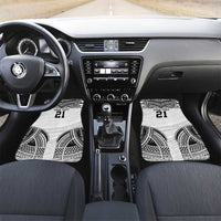 Flying Fijians Pacific Fiji Rugby Custom Car Mats Polynesian Pattern
