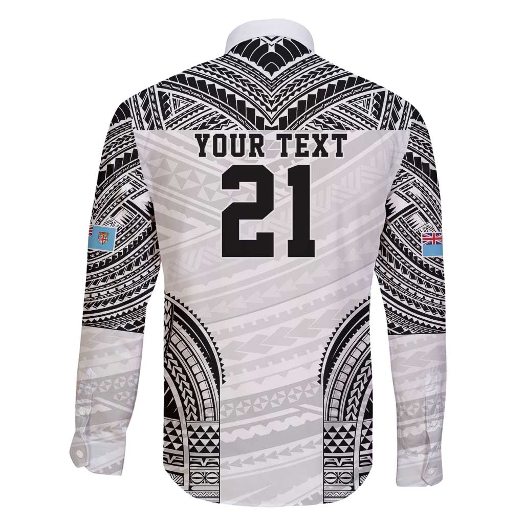Flying Fijians Pacific Fiji Rugby Custom Family Matching Off Shoulder Maxi Dress and Hawaiian Shirt Polynesian Pattern LT9 - Polynesian Pride