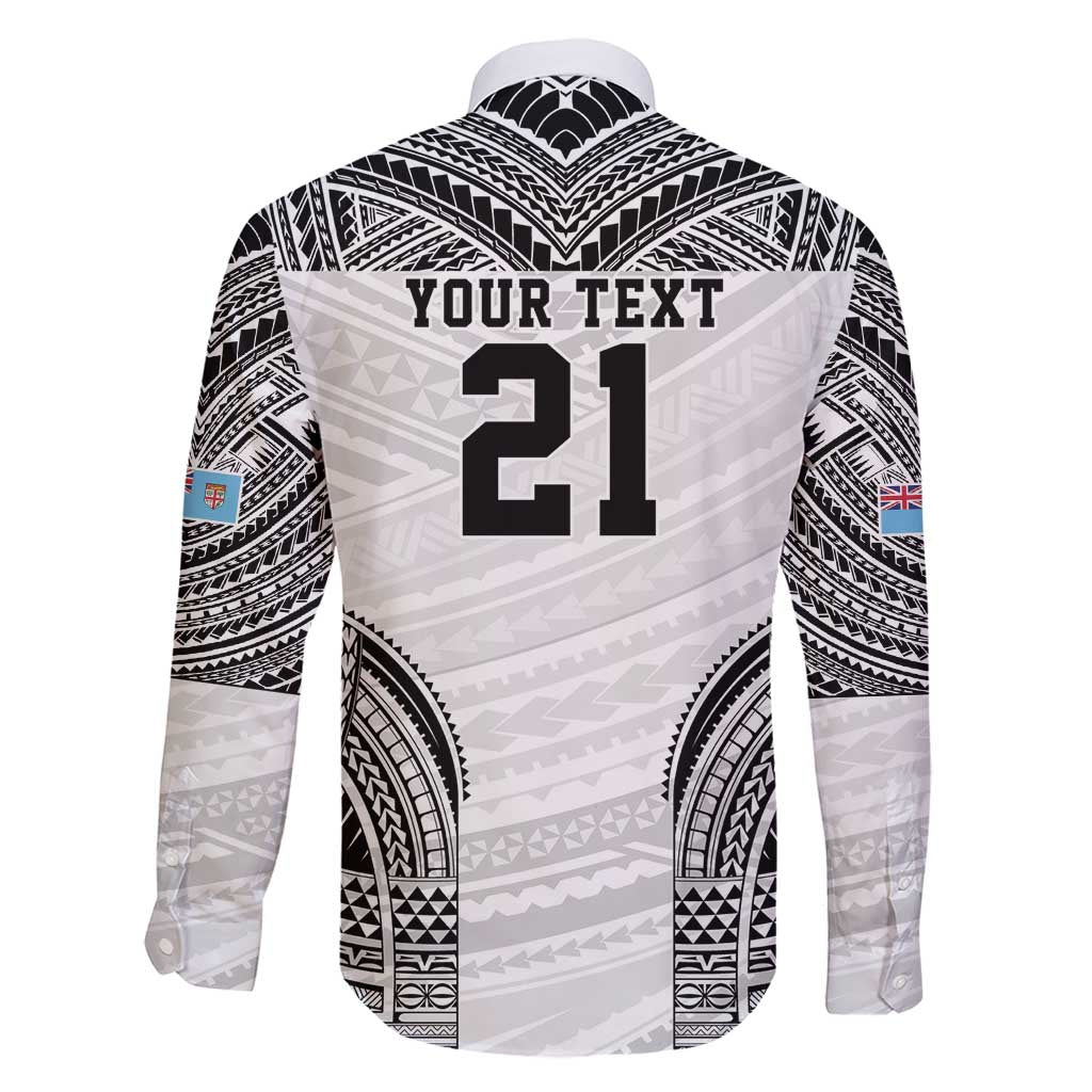 Flying Fijians Pacific Fiji Rugby Custom Family Matching Short Sleeve Bodycon Dress and Hawaiian Shirt Polynesian Pattern LT9 - Polynesian Pride