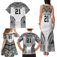 Flying Fijians Pacific Fiji Rugby Custom Family Matching Tank Maxi Dress and Hawaiian Shirt Polynesian Pattern LT9 - Polynesian Pride