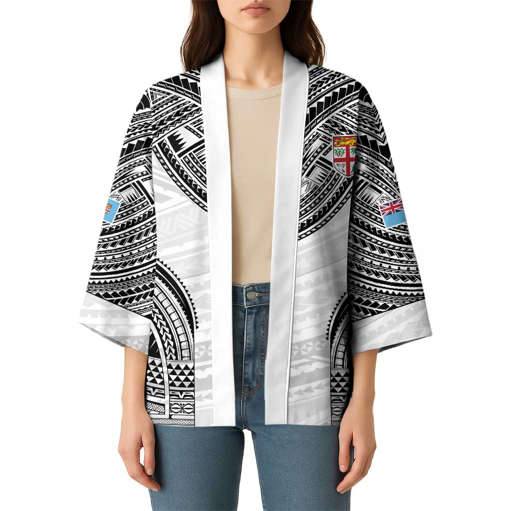 Flying Fijians Pacific Fiji Rugby Custom Kimono Polynesian Pattern - Polynesian Pride
