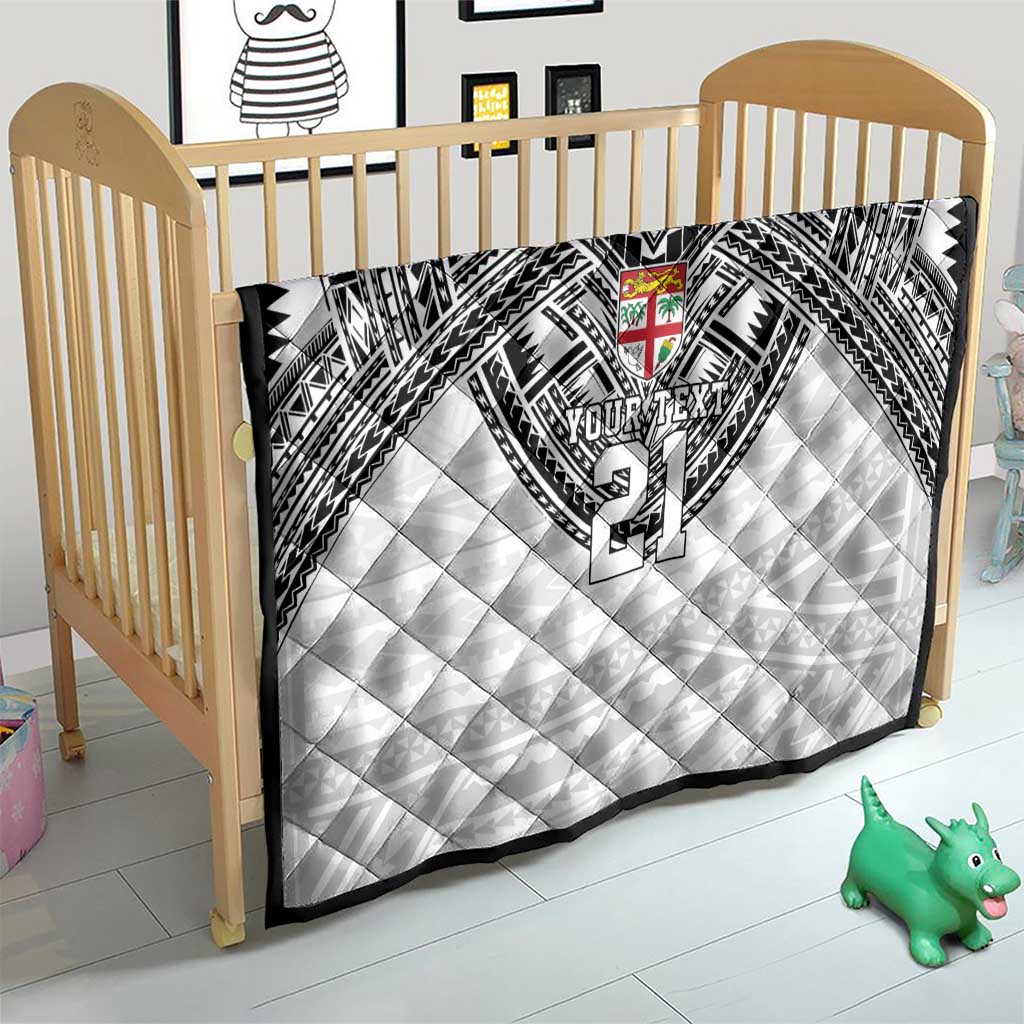 Flying Fijians Pacific Fiji Rugby Custom Quilt Polynesian Pattern