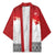 Ikale Tahi Pacific Tonga Rugby Custom Kimono Tongan Ngatu with Flag Pattern - Polynesian Pride