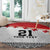 Ikale Tahi Pacific Tonga Rugby Custom Round Carpet Tongan Ngatu with Flag Pattern