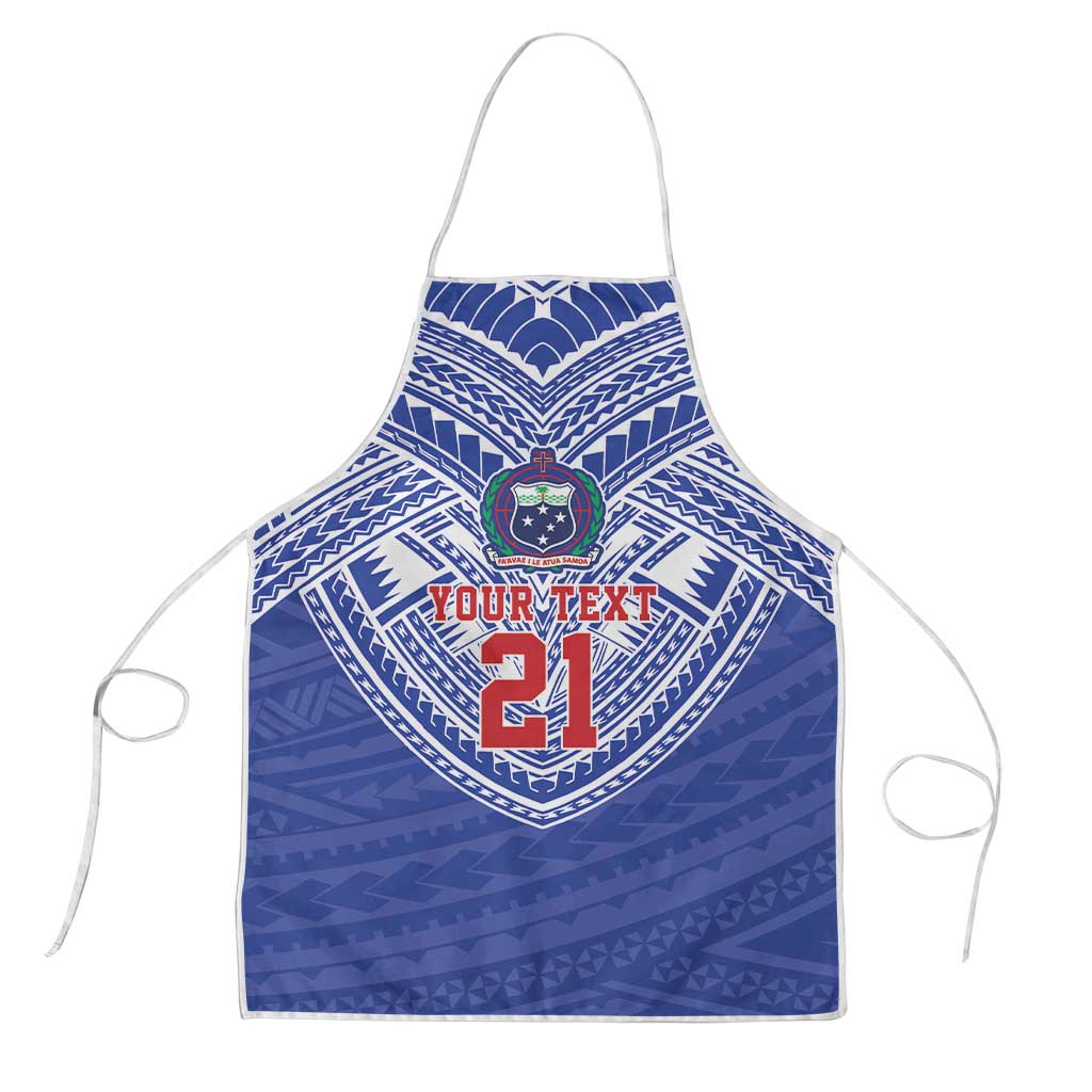 Manu Samoa Pacific Samoa Rugby Custom Apron Polynesian Pattern - Polynesian Pride