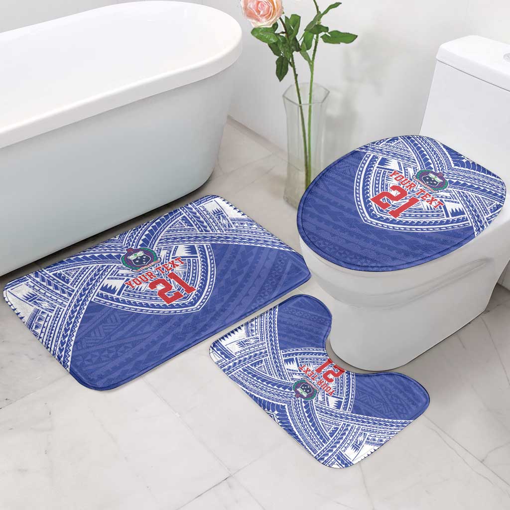 Manu Samoa Pacific Samoa Rugby Custom Bathroom Set Polynesian Pattern LT9 - Polynesian Pride