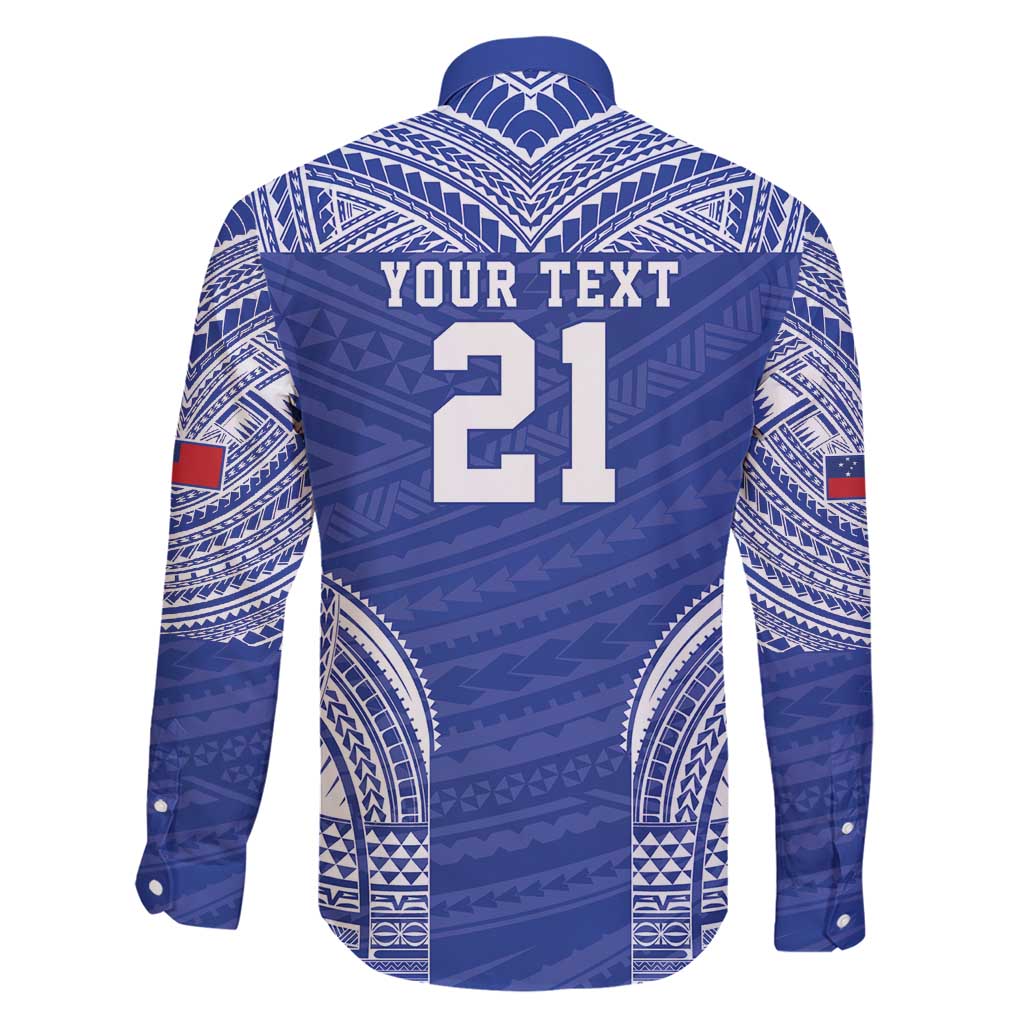 Manu Samoa Pacific Samoa Rugby Custom Family Matching Short Sleeve Bodycon Dress and Hawaiian Shirt Polynesian Pattern