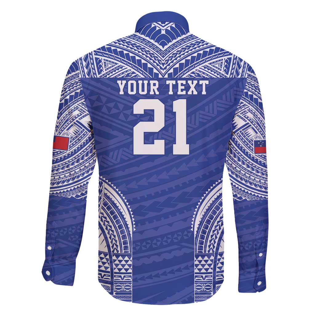 Manu Samoa Pacific Samoa Rugby Custom Family Matching Summer Maxi Dress and Hawaiian Shirt Polynesian Pattern
