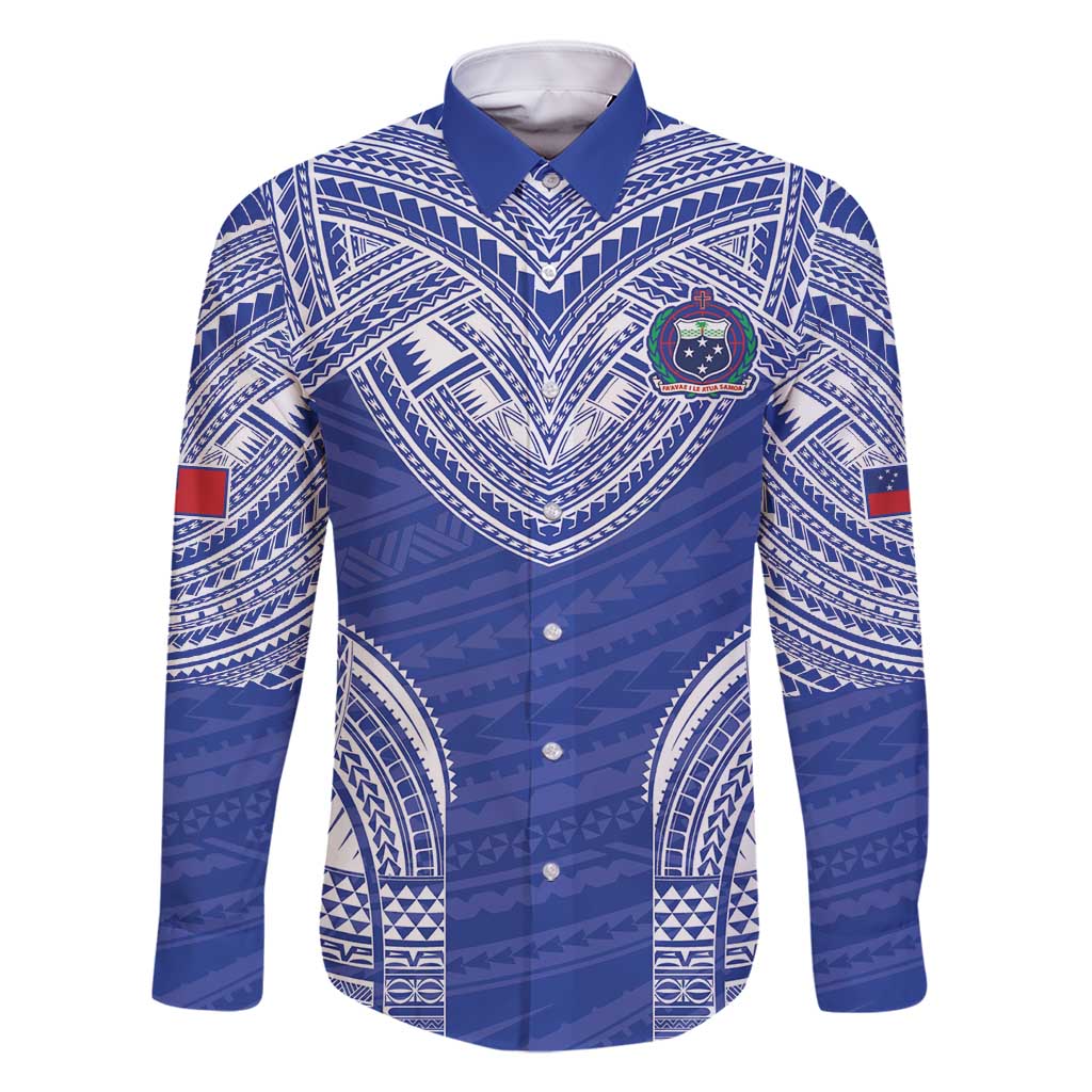 Manu Samoa Pacific Samoa Rugby Custom Family Matching Tank Maxi Dress and Hawaiian Shirt Polynesian Pattern