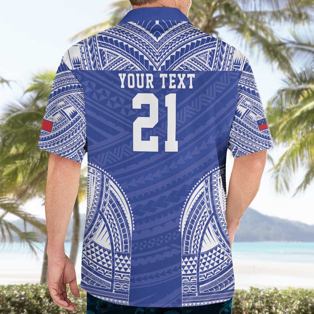 Manu Samoa Pacific Samoa Rugby Custom Hawaiian Shirt Polynesian Pattern