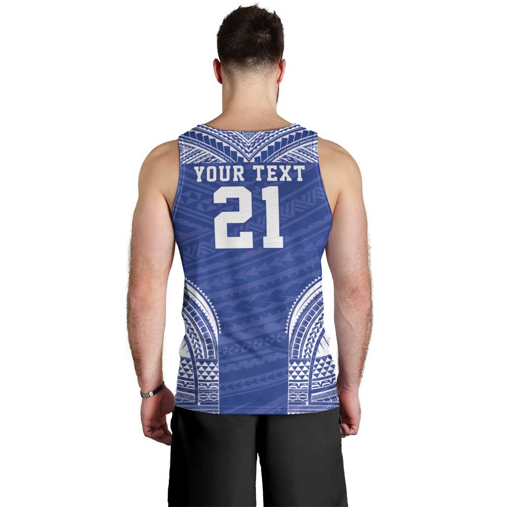 Manu Samoa Pacific Samoa Rugby Custom Men Tank Top Polynesian Pattern