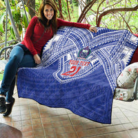 Manu Samoa Pacific Samoa Rugby Custom Quilt Polynesian Pattern