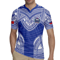 Manu Samoa Pacific Samoa Rugby Custom Rugby Jersey Polynesian Pattern