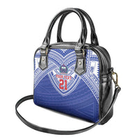 Manu Samoa Pacific Samoa Rugby Custom Shoulder Handbag Polynesian Pattern