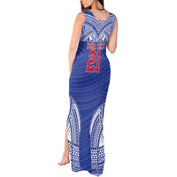 Manu Samoa Pacific Samoa Rugby Custom Tank Maxi Dress Polynesian Pattern LT9 - Polynesian Pride